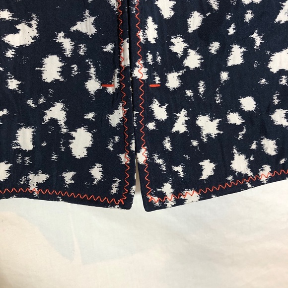 PAULE KA Crop Jacket W/bow Navy & Red SZ 44 US 12 - Picture 5 of 10